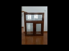 이중창 여닫이 창문 알루미늄 창문 분체 도장 알루미늄 창문 유리